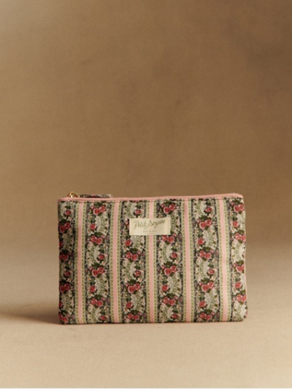 Sezane Floral Flat Pouch